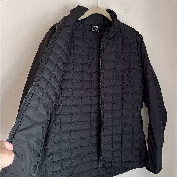 North Face Thermoball Eco primaloft Black Quilted lightweight puffer Jacket LG - Picture 7 of 13